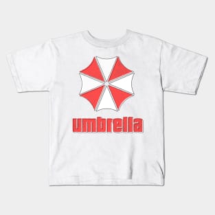 Umbrella Retro Kids T-Shirt